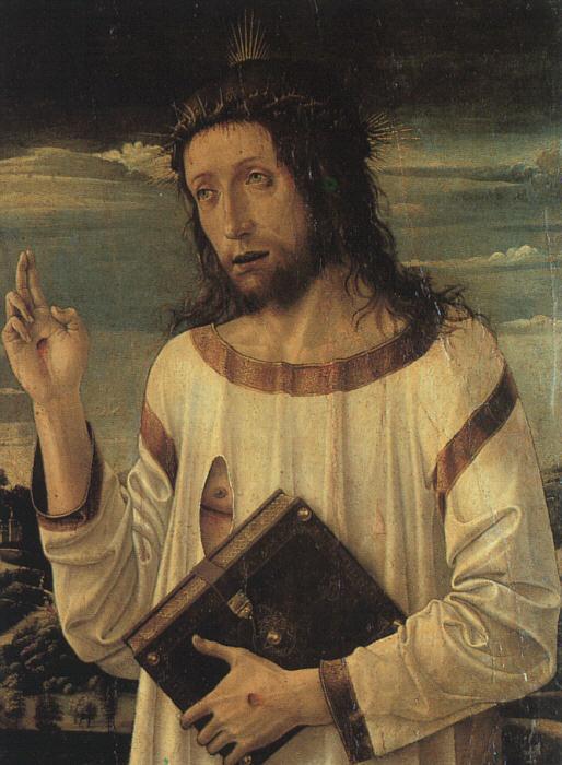 Giovanni Bellini Christ's Blessing Sweden oil painting art